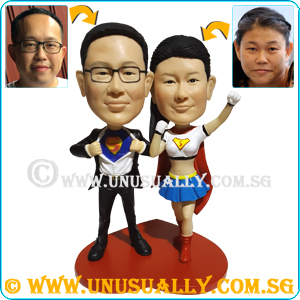 Custom 3D Super Lovely Couple Figurines